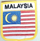Malaysia Shield Embroidered Patch