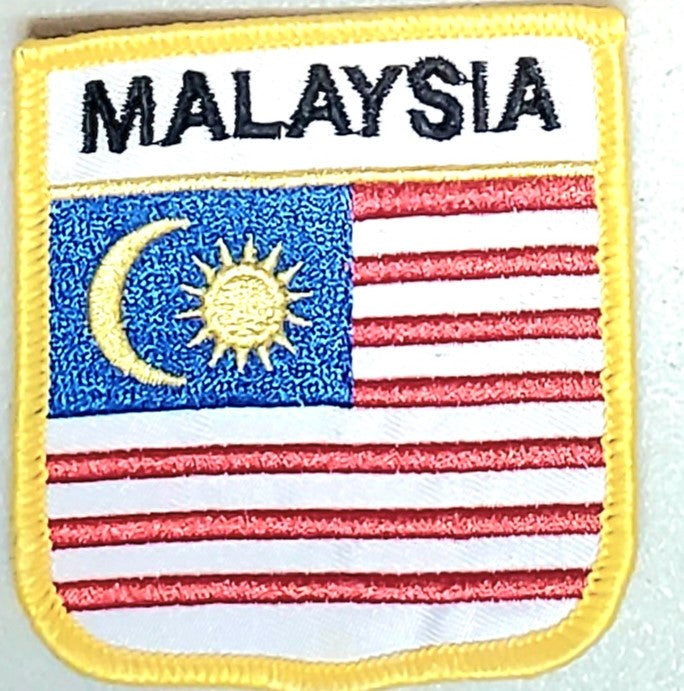 Malaysia Shield Embroidered Patch