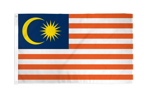 Malaysia 3'X5' Country Flag ROUGH TEX® 68D Nylon