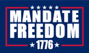 Mandate Freedom 1776 3'x5' Flag ROUGH TEX® 68D Nylon