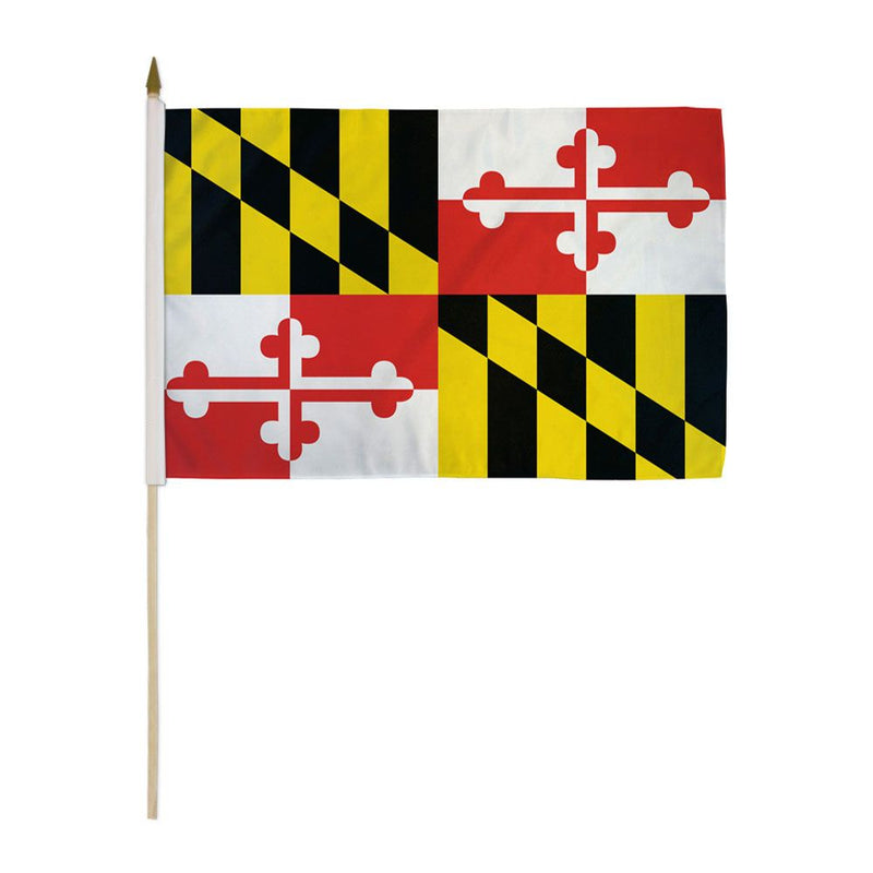Maryland Stick Flags - 12''x18'' Rough Tex ®68D