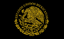 Mexico Black and Gold 3'X5' Flag ROUGH TEX® 68D