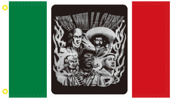 Mexico La Cause 3'X5' Flag ROUGH TEX® 100D