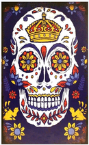 Mexican Sugar Skull Mexico Banner Flag 5'x3' Rough Tex ®100D