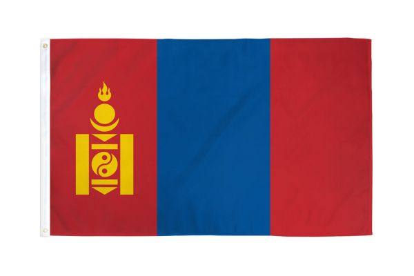 Mongolia 3'X5' Country Flag ROUGH TEX® 68D Nylon