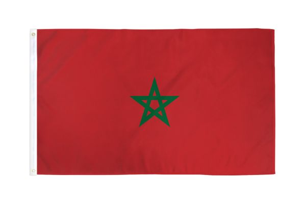 Morocco 3'X5' Country Flag ROUGH TEX® 68D Nylon