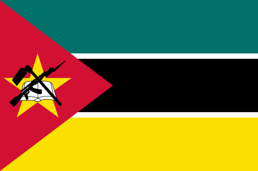 Mozambique 3'X5' Flag ROUGH TEX® 100D