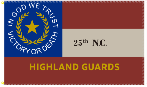 25th North Carolina 3'X5' Flag ROUGH TEX® 100D