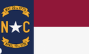 North Carolina 4'x6' Embroidered Flag ROUGH TEX® Cotton