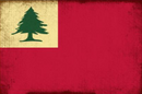 Vintage Old New England Bunker Hill Pine Tree Flag 1776 3x5 Red Ensign100d Rough Tex Early American