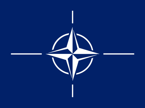 NATO 12"x18" Flag ROUGH TEX® 100D With Grommets