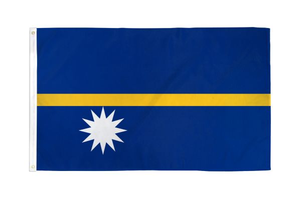 Nauru 3'X5' Country Flag ROUGH TEX® 68D Nylon
