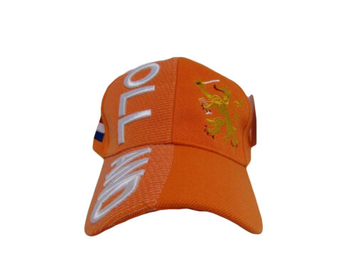 Netherlands Orange Embroidered Cap