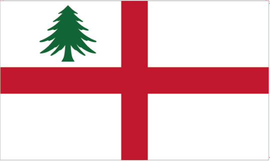 New England Navy Jack 3'X5' Flag Rough Tex® 100D Liberty Tree St George Cross Christian