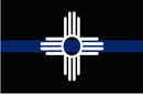 New Mexico (Blue Line) 3'X5' Flag ROUGH TEX® 100D