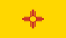 New Mexico 12"x18" Double Sided Car Flag ROUGH TEX® 100D Nylon