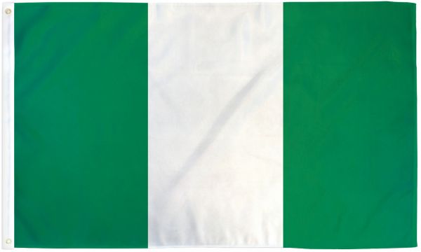 Nigeria 3'X5' Country Flag ROUGH TEX® 68D Nylon