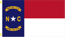 North Carolina 3'X5' Flag ROUGH TEX® 100D