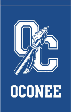 O C Oconee Banner 3'X5' Double Sided Flag ROUGH TEX® 100D