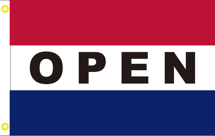 OPEN OFFICIAL FLAG 3X5