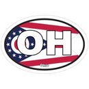 Ohio Oval Bumper Sticker OH
