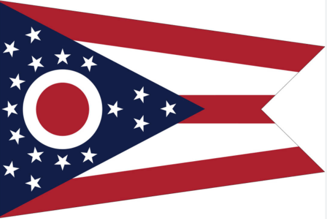 Ohio 3'x5' Flag ROUGH TEX® 68D Nylon