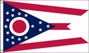 Ohio 3'X5' Flag ROUGH TEX® 100D