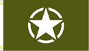 Olive American Invasion Star 3'X5' Flag ROUGH TEX® 100D