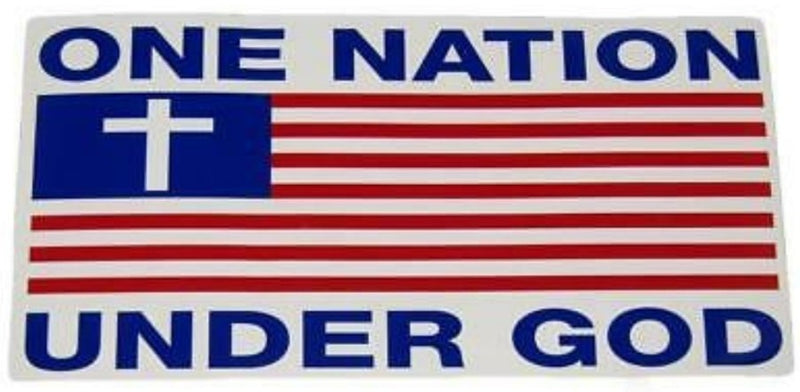 One Nation Under God USA Bumper Sticker