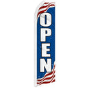 Open USA 11.5'x2.5' Swooper Flag Rough Tex® Knit Feather