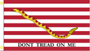 3'X5' 100D 1ST NAVY JACK FLAG DBL SIDED