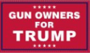 3'X5' 100D  Gun Owners For Trump Flag