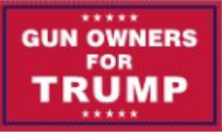3'X5' 100D  Gun Owners For Trump Flag