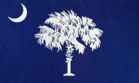 3'X5' 100D South Carolina Flag Official SC Banner Grommets