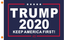 3'X5' 100D TRUMP 2020 KAF 45 FLAG DBL SIDES
