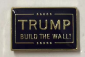 Trump Build The Wall Lapel Pin