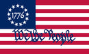 We the People 1776 Betsy Ross American 3x5 Rough 100D Tex flag