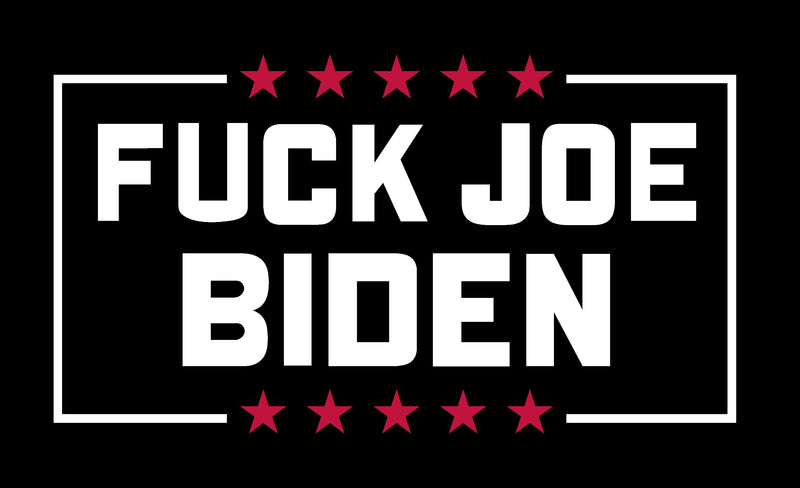 Fuck Joe Biden black 3x5 Rough Tex flag
