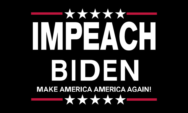 Impeach Biden Make America America Again 3x5 Rough Tex flag Trump Let's Go Brandon