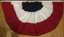 3'X6' AMERICANA POLY FAN (NO STARS) PLEATED