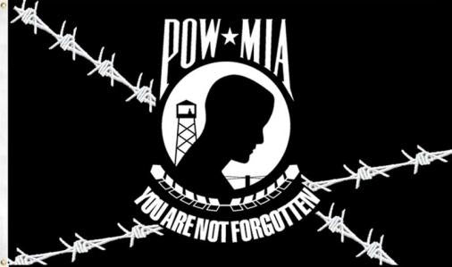 POW MIA Barbed Wire 3'x5' Flag ROUGH TEX® 68D Nylon