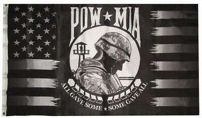 POW MIA Soldier USA 3'X5' Flag Rough Tex® 100D