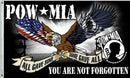 POW MIA You Are Not Forgotten Eagle 3'X5' Flag ROUGH TEX®