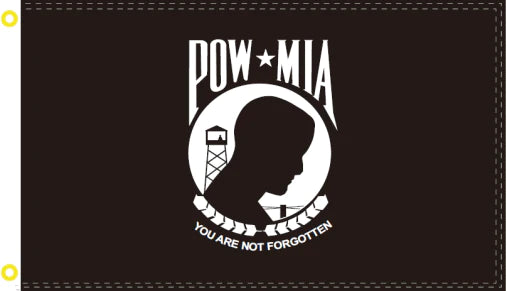 POW MIA You Are Not Forgotten 2'x3' Flag ROUGH TEX® 210D Double Sided