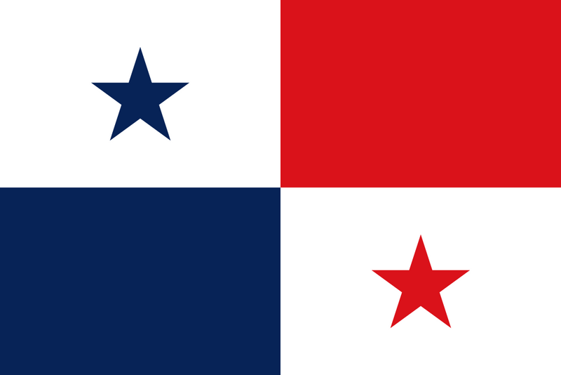 Panama 12"x18" Car Flag Flag ROUGH TEX® 68D Single Sided