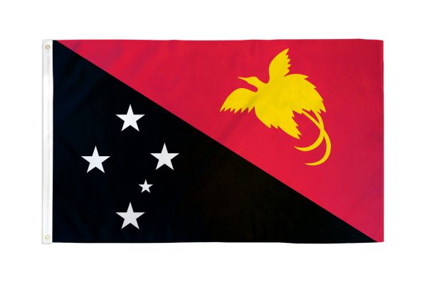 Papua New Guinea 3'X5' Country Flag ROUGH TEX® 68D Nylon