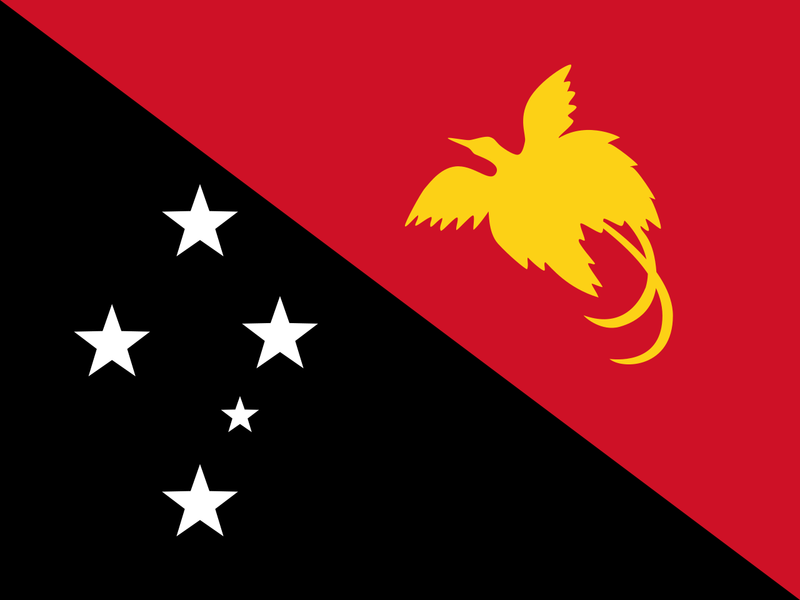 Papua New Guinea 3'X5' Flag ROUGH TEX® 100D