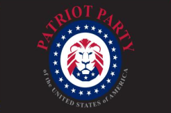 Patriot Party Black 2'x3' Double Sided Flag ROUGH TEX® 100D