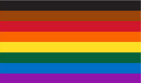 Philadelphia Rainbow 2'x3' Flag ROUGH TEX® 100D