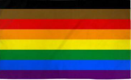 Philadelphia Rainbow 3'X5' Flag ROUGH TEX® 100D